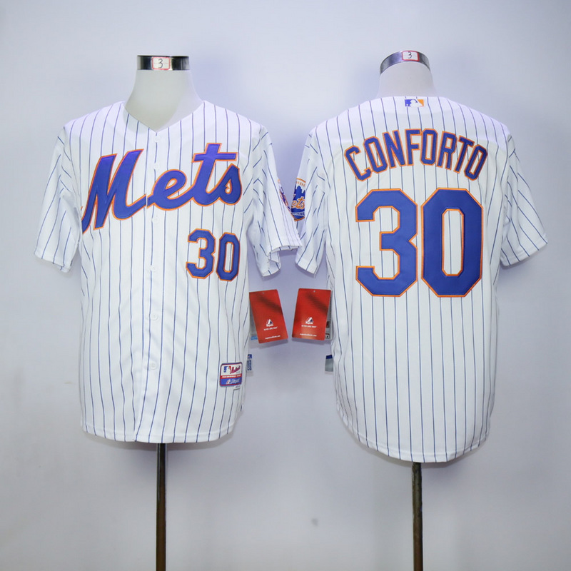 Men New York Mets #30 Conforto White MLB Jerseys->new york mets->MLB Jersey